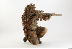  Frankie Perry Russian Sniper in Ghillie Kneeling 